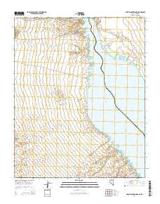 Spirit Mountain NW Nevada Current topographic map, 1:24000 scale, 7.5 X 7.5 Minute, Year 2014
