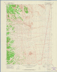 Spring Gulch Nevada Historical topographic map, 1:24000 scale, 7.5 X 7.5 Minute, Year 1972
