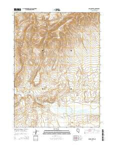 Spring Creek Nevada Current topographic map, 1:24000 scale, 7.5 X 7.5 Minute, Year 2015
