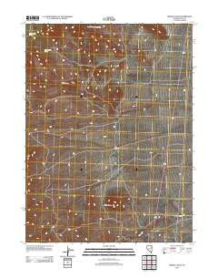 Spring Gulch Nevada Historical topographic map, 1:24000 scale, 7.5 X 7.5 Minute, Year 2012