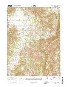 Spring Valley Summit Nevada Current topographic map, 1:24000 scale, 7.5 X 7.5 Minute, Year 2015