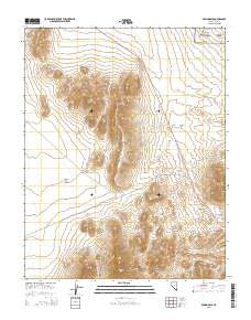 Springdale Nevada Current topographic map, 1:24000 scale, 7.5 X 7.5 Minute, Year 2015