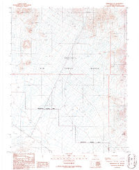Springdale NE Nevada Historical topographic map, 1:24000 scale, 7.5 X 7.5 Minute, Year 1986
