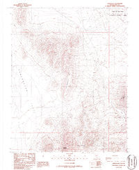 Springdale Nevada Historical topographic map, 1:24000 scale, 7.5 X 7.5 Minute, Year 1986