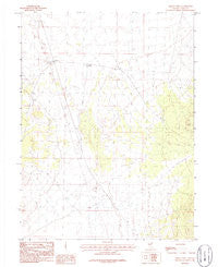 Spruce Well Nevada Historical topographic map, 1:24000 scale, 7.5 X 7.5 Minute, Year 1986