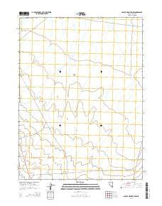 Spruce Mountain NW Nevada Current topographic map, 1:24000 scale, 7.5 X 7.5 Minute, Year 2014