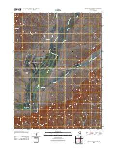 Squaw Valley Ranch Nevada Historical topographic map, 1:24000 scale, 7.5 X 7.5 Minute, Year 2012