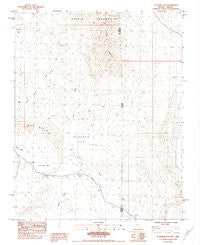 St. Thomas Gap Nevada Historical topographic map, 1:24000 scale, 7.5 X 7.5 Minute, Year 1984