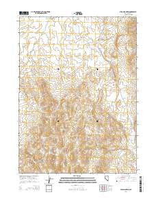 Stag Mountain Nevada Current topographic map, 1:24000 scale, 7.5 X 7.5 Minute, Year 2014