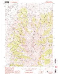 Star Peak Nevada Historical topographic map, 1:24000 scale, 7.5 X 7.5 Minute, Year 1987
