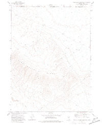 Star Valley Ridge East Nevada Historical topographic map, 1:24000 scale, 7.5 X 7.5 Minute, Year 1973