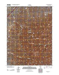 Star Peak Nevada Historical topographic map, 1:24000 scale, 7.5 X 7.5 Minute, Year 2011