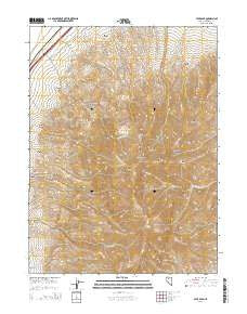 Star Peak Nevada Current topographic map, 1:24000 scale, 7.5 X 7.5 Minute, Year 2014