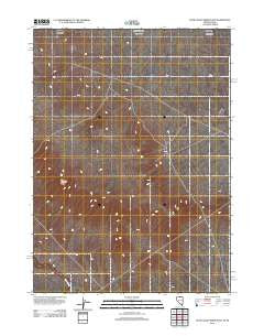 Star Valley Ridge East Nevada Historical topographic map, 1:24000 scale, 7.5 X 7.5 Minute, Year 2012