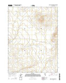 Star Valley Ridge SW Nevada Current topographic map, 1:24000 scale, 7.5 X 7.5 Minute, Year 2015