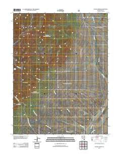 Stargo Creek Nevada Historical topographic map, 1:24000 scale, 7.5 X 7.5 Minute, Year 2012