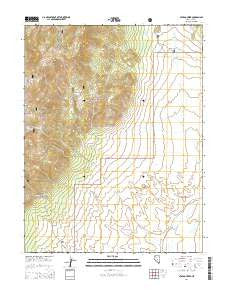 Stargo Creek Nevada Current topographic map, 1:24000 scale, 7.5 X 7.5 Minute, Year 2014