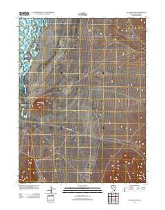 Station Butte Nevada Historical topographic map, 1:24000 scale, 7.5 X 7.5 Minute, Year 2012