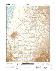 Station Butte Nevada Current topographic map, 1:24000 scale, 7.5 X 7.5 Minute, Year 2014