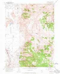Steamboat Nevada Historical topographic map, 1:24000 scale, 7.5 X 7.5 Minute, Year 1967