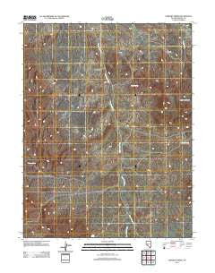 Stewart Spring Nevada Historical topographic map, 1:24000 scale, 7.5 X 7.5 Minute, Year 2012