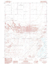 Stillwater NE Nevada Historical topographic map, 1:24000 scale, 7.5 X 7.5 Minute, Year 1985