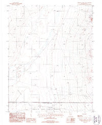 Stinking Spring NW Nevada Historical topographic map, 1:24000 scale, 7.5 X 7.5 Minute, Year 1987