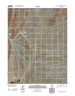 Stone Cabin Ranch NE Nevada Historical topographic map, 1:24000 scale, 7.5 X 7.5 Minute, Year 2012