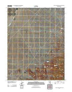 Stone Cabin Ranch SE Nevada Historical topographic map, 1:24000 scale, 7.5 X 7.5 Minute, Year 2012