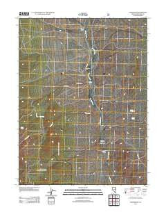 Stonehouse Nevada Historical topographic map, 1:24000 scale, 7.5 X 7.5 Minute, Year 2012