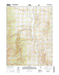 Stonehouse Nevada Current topographic map, 1:24000 scale, 7.5 X 7.5 Minute, Year 2014