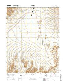 Stonewall Pass Nevada Current topographic map, 1:24000 scale, 7.5 X 7.5 Minute, Year 2014