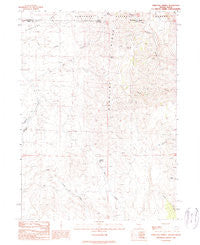 Stratton Spring Nevada Historical topographic map, 1:24000 scale, 7.5 X 7.5 Minute, Year 1989