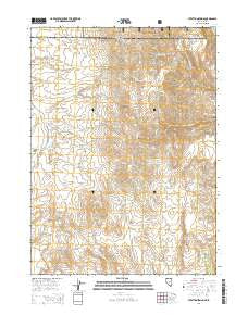 Stratton Spring Nevada Current topographic map, 1:24000 scale, 7.5 X 7.5 Minute, Year 2014