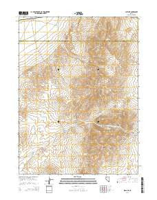 Sulphur Nevada Current topographic map, 1:24000 scale, 7.5 X 7.5 Minute, Year 2014