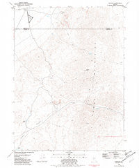 Sulphur Nevada Historical topographic map, 1:24000 scale, 7.5 X 7.5 Minute, Year 1981