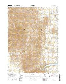 Summer Camp Nevada Current topographic map, 1:24000 scale, 7.5 X 7.5 Minute, Year 2014