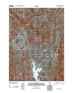 Summit Lake Nevada Historical topographic map, 1:24000 scale, 7.5 X 7.5 Minute, Year 2011