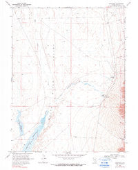 Sunnyside Nevada Historical topographic map, 1:24000 scale, 7.5 X 7.5 Minute, Year 1969