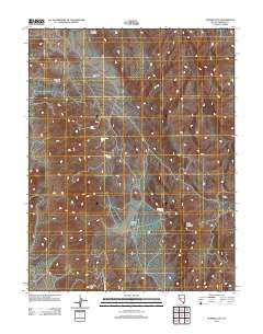 Sunrise Flat Nevada Historical topographic map, 1:24000 scale, 7.5 X 7.5 Minute, Year 2011