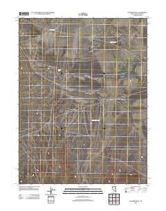 Sunshine Well Nevada Historical topographic map, 1:24000 scale, 7.5 X 7.5 Minute, Year 2012