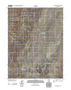 Sunshine Well NW Nevada Historical topographic map, 1:24000 scale, 7.5 X 7.5 Minute, Year 2012