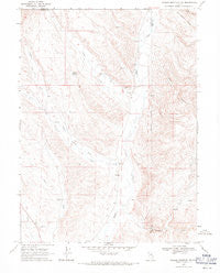 Swales Mountain NW Nevada Historical topographic map, 1:24000 scale, 7.5 X 7.5 Minute, Year 1968