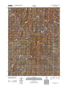 Swales Mountain Nevada Historical topographic map, 1:24000 scale, 7.5 X 7.5 Minute, Year 2012
