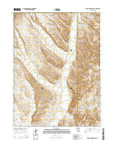 Swales Mountain NW Nevada Current topographic map, 1:24000 scale, 7.5 X 7.5 Minute, Year 2014