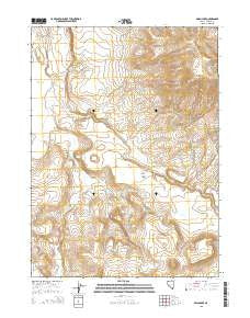 Swan Lake Nevada Current topographic map, 1:24000 scale, 7.5 X 7.5 Minute, Year 2015