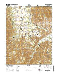 Sweetwater Creek Nevada Current topographic map, 1:24000 scale, 7.5 X 7.5 Minute, Year 2014
