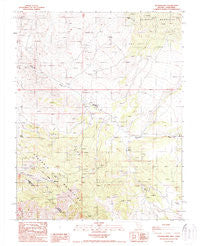 Sylvania Mts Nevada Historical topographic map, 1:24000 scale, 7.5 X 7.5 Minute, Year 1987