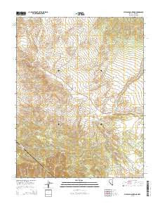 Sylvania Mountains Nevada Current topographic map, 1:24000 scale, 7.5 X 7.5 Minute, Year 2015