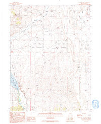 Te-Moak Well Nevada Historical topographic map, 1:24000 scale, 7.5 X 7.5 Minute, Year 1990